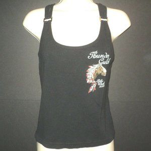 Biker Design Tank Top Black M Thunder Gulch 2006